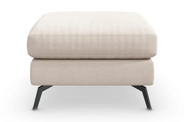 Ocean Lyx Fotpall - Beige/Svart - Möbler - Fåtölj & stolar - Pall & puff - Fotpallar