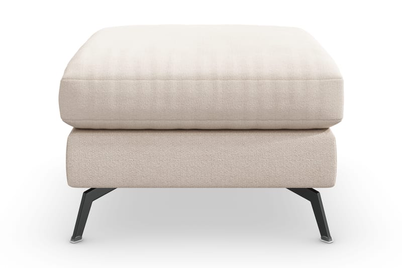 Ocean Lyx Fotpall - Beige/Svart - Möbler - Fåtölj & stolar - Pall & puff - Fotpallar