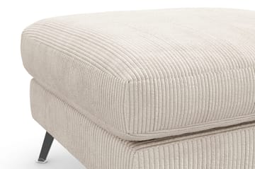 Ocean Lyx Fotpall - Beige/Svart - Möbler - Fåtölj & stolar - Pall & puff - Fotpallar