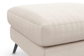 Ocean Lyx Fotpall - Beige/Svart - Möbler - Fåtölj & stolar - Pall & puff - Fotpallar