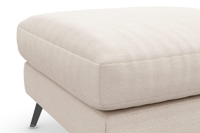 Ocean Lyx Fotpall - Beige/Svart - Möbler - Fåtölj & stolar - Pall & puff - Fotpallar