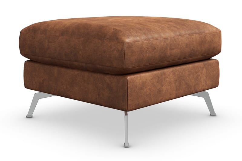 Ocean Lyx Fotpall, Brun/Läder