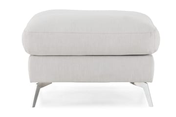 Ocean Lyx Fotpall - Linnebeige , Krom Ben - Möbler - Fåtölj & stolar - Pall & puff - Fotpallar