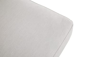 Ocean Lyx Fotpall - Linnebeige , Krom Ben - Möbler - Fåtölj & stolar - Pall & puff - Fotpallar