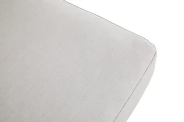 Ocean Lyx Fotpall - Linnebeige , Svarta Ben - Möbler - Fåtölj & stolar - Pall & puff - Fotpallar