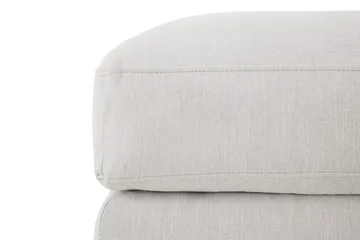 Ocean Lyx Fotpall - Linnebeige , Svarta Ben - Möbler - Fåtölj & stolar - Pall & puff - Fotpallar