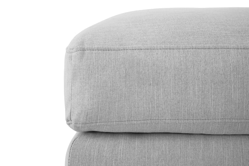 Ocean Lyx Fotpall - Linnegrå, Krom Ben - Möbler - Fåtölj & stolar - Pall & puff - Fotpallar