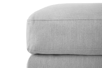 Ocean Lyx Fotpall - Linnegrå, Svarta Ben - Möbler - Fåtölj & stolar - Pall & puff - Fotpallar