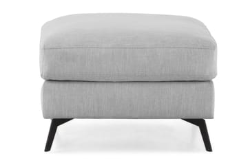 Ocean Lyx Fotpall - Linnegrå, Svarta Ben - Möbler - Fåtölj & stolar - Pall & puff - Fotpallar