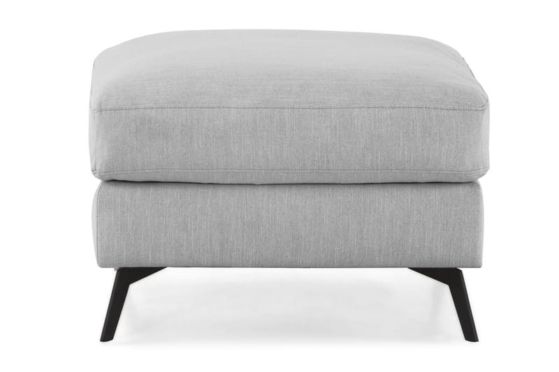 Ocean Lyx Fotpall - Linnegrå, Svarta Ben - Möbler - Fåtölj & stolar - Pall & puff - Fotpallar