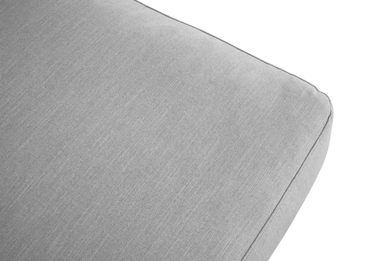 Ocean Lyx Fotpall - Linnegrå, Svarta Ben - Möbler - Fåtölj & stolar - Pall & puff - Fotpallar