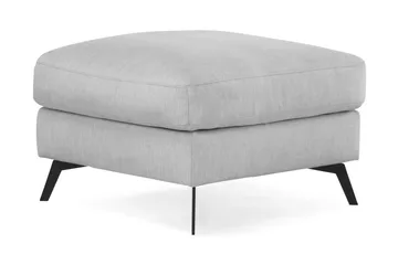 Ocean Lyx Fotpall - Linnegrå, Svarta Ben - Möbler - Fåtölj & stolar - Pall & puff - Fotpallar