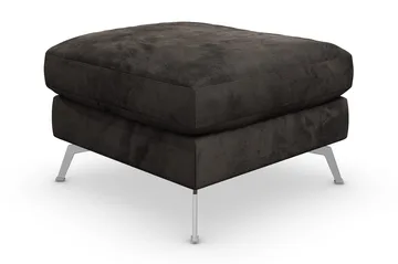 Ocean Lyx Fotpall - Mörkgrå/Sammet - Möbler - Fåtölj & stolar - Pall & puff - Fotpallar