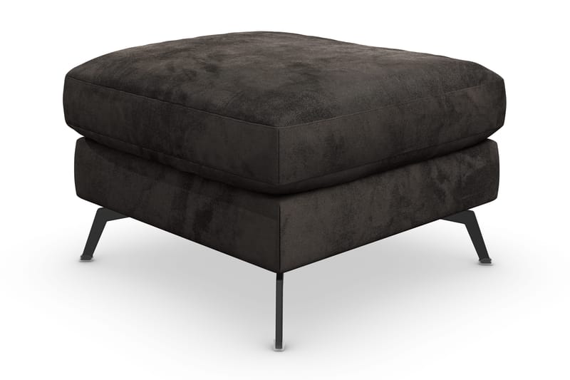 Ocean Lyx Fotpall - Mörkgrå/Sammet - Möbler - Fåtölj & stolar - Pall & puff - Fotpallar