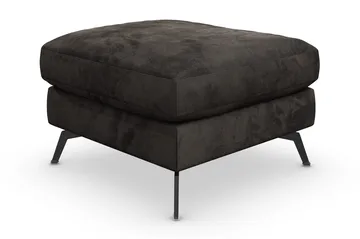 Ocean Lyx Fotpall - Mörkgrå/Sammet - Möbler - Fåtölj & stolar - Pall & puff - Fotpallar