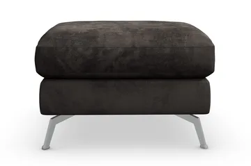 Ocean Lyx Fotpall - Mörkgrå/Sammet - Möbler - Fåtölj & stolar - Pall & puff - Fotpallar