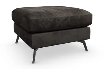 Ocean Lyx Fotpall - Mörkgrå/Sammet - Möbler - Fåtölj & stolar - Pall & puff - Fotpallar