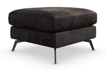 Ocean Lyx Fotpall - Mörkgrå/Sammet - Möbler - Fåtölj & stolar - Pall & puff - Fotpallar