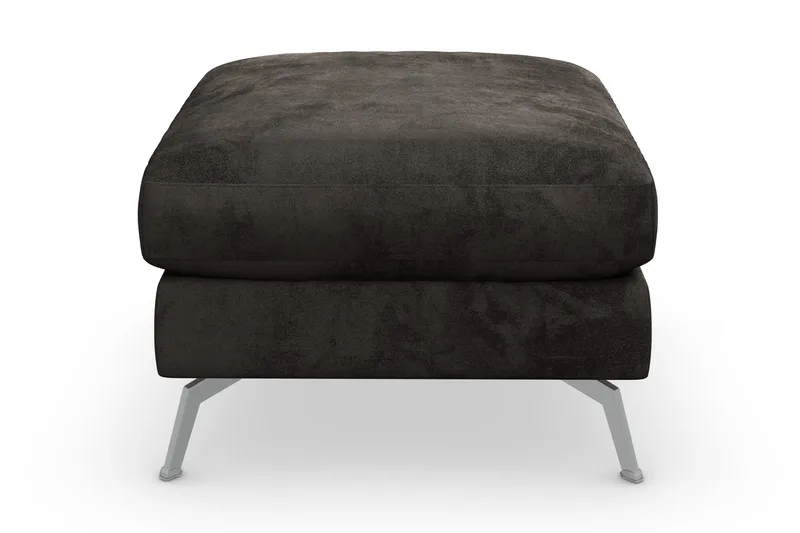 Ocean Lyx Fotpall - Mörkgrå/Sammet - Möbler - Fåtölj & stolar - Pall & puff - Fotpallar