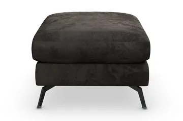 Ocean Lyx Fotpall - Mörkgrå/Sammet - Möbler - Fåtölj & stolar - Pall & puff - Fotpallar