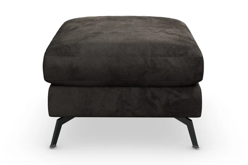 Ocean Lyx Fotpall - Mörkgrå/Sammet - Möbler - Fåtölj & stolar - Pall & puff - Fotpallar