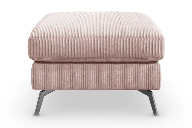 Ocean Lyx Fotpall - Rosa/Svart - Möbler - Fåtölj & stolar - Pall & puff - Fotpallar