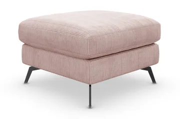 Ocean Lyx Fotpall - Rosa/Svart - Möbler - Fåtölj & stolar - Pall & puff - Fotpallar