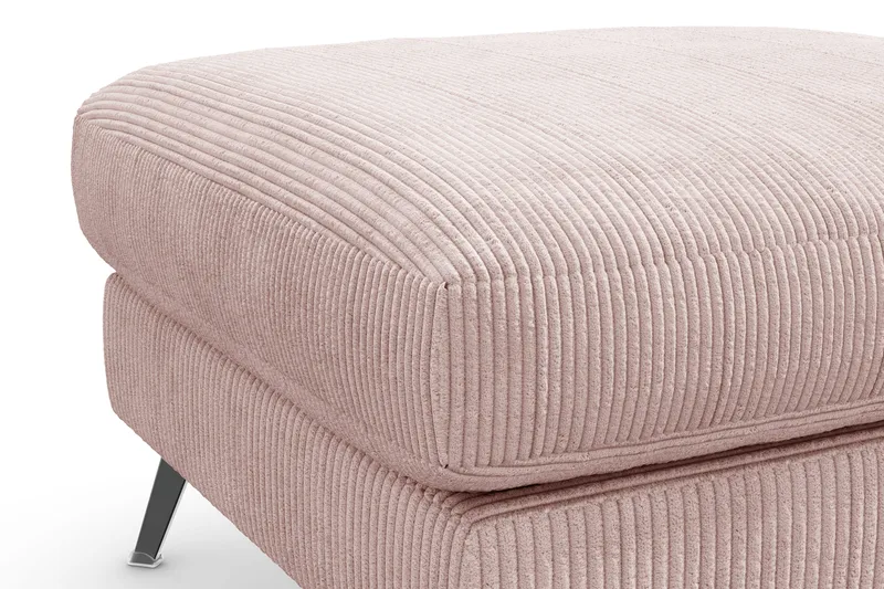 Ocean Lyx Fotpall - Rosa/Svart - Möbler - Fåtölj & stolar - Pall & puff - Fotpallar