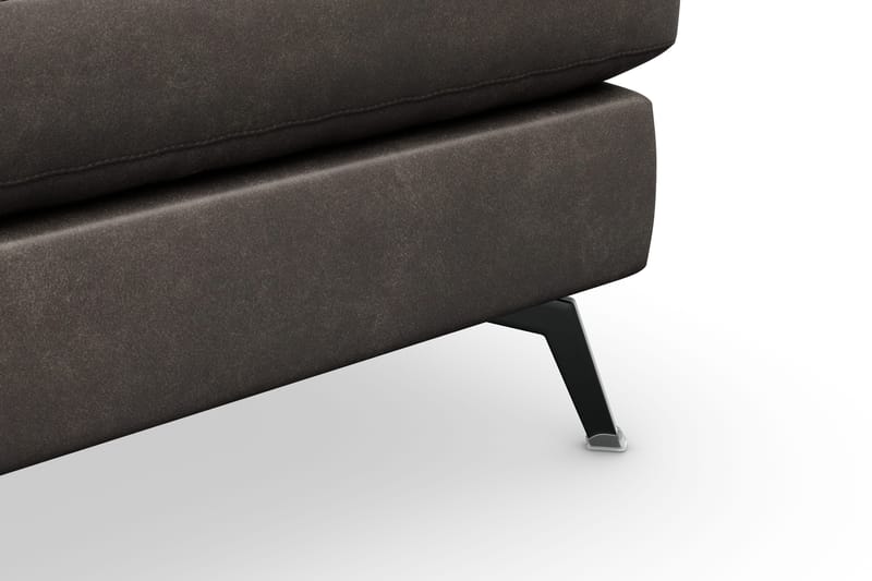 Ocean Lyx Fotpall - Svart/Läder - Möbler - Fåtölj & stolar - Pall & puff - Fotpallar