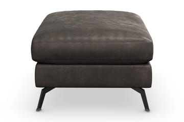 Ocean Lyx Fotpall - Svart/Läder - Möbler - Fåtölj & stolar - Pall & puff - Fotpallar