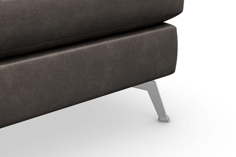 Ocean Lyx Fotpall - Svart/Läder - Möbler - Fåtölj & stolar - Pall & puff - Fotpallar