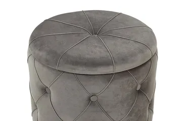 Olingskog Fotpall med Förvaring 2-pack - Grå - Möbler - Fåtölj & stolar - Pall & puff - Fotpallar