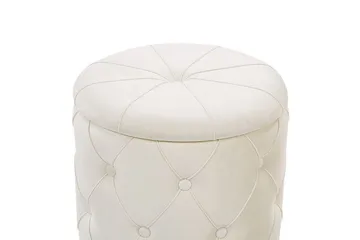 Olingskog Fotpall med Förvaring 2-pack - Vit - Möbler - Fåtölj & stolar - Pall & puff - Fotpallar