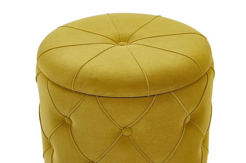 Olingskog Fotpall med Förvaring 2-pack - Gul - Möbler - Fåtölj & stolar - Pall & puff - Fotpallar