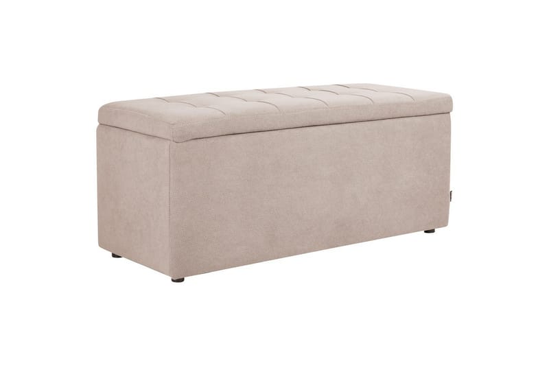 Fotpall Orem Beige/svart - Beige/svart - Möbler - Fåtölj & stolar - Pall & puff - Fotpallar