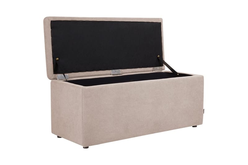 Fotpall Orem Beige/svart - Beige/svart - Möbler - Fåtölj & stolar - Pall & puff - Fotpallar