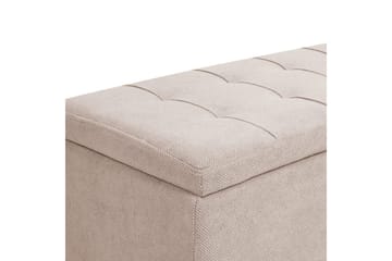 Fotpall Orem Beige/svart - Beige/svart - Möbler - Fåtölj & stolar - Pall & puff - Fotpallar