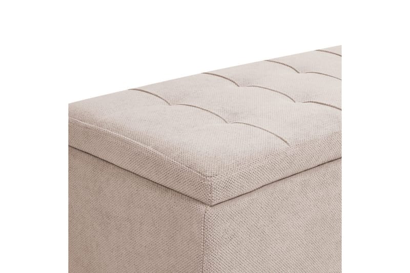 Fotpall Orem Beige/svart - Beige/svart - Möbler - Fåtölj & stolar - Pall & puff - Fotpallar
