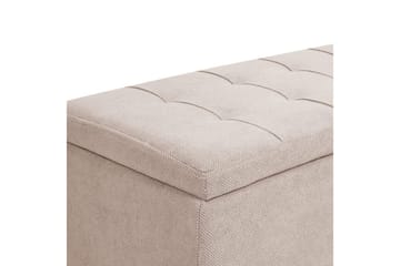 Fotpall Orem Beige/svart - Beige/svart - Möbler - Fåtölj & stolar - Pall & puff - Fotpallar