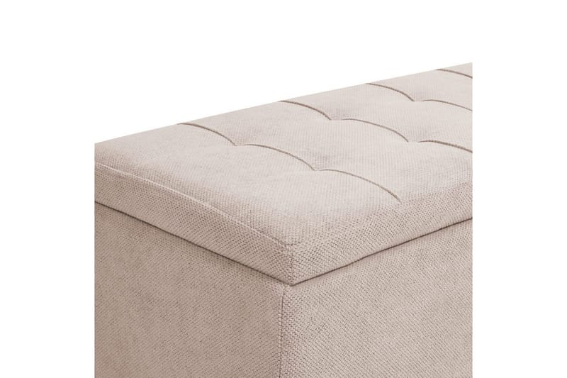 Fotpall Orem Beige/svart - Beige/svart - Möbler - Fåtölj & stolar - Pall & puff - Fotpallar