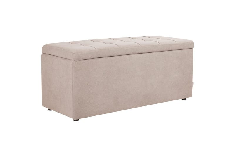 Fotpall Orem Beige/svart - Beige/svart - Möbler - Fåtölj & stolar - Pall & puff - Fotpallar