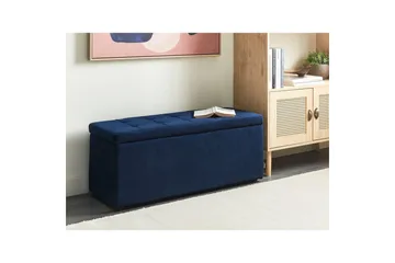 Fotpall Orem Blå/Svart - Blå/Svart - Möbler - Fåtölj & stolar - Pall & puff - Fotpallar