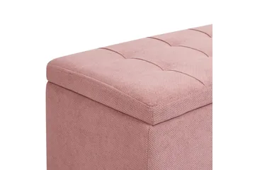 Fotpall Orem Rosa/Svart - Rosa/Svart - Möbler - Fåtölj & stolar - Pall & puff - Fotpallar