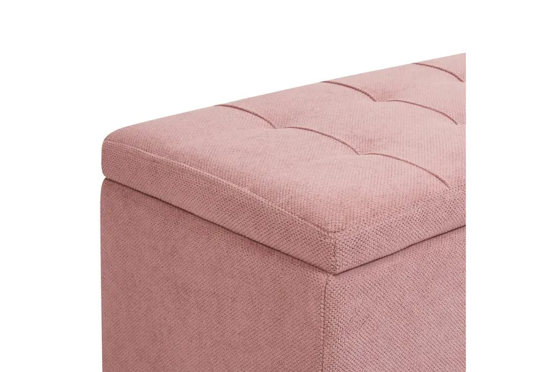 Fotpall Orem Rosa/Svart - Rosa/Svart - Möbler - Fåtölj & stolar - Pall & puff - Fotpallar