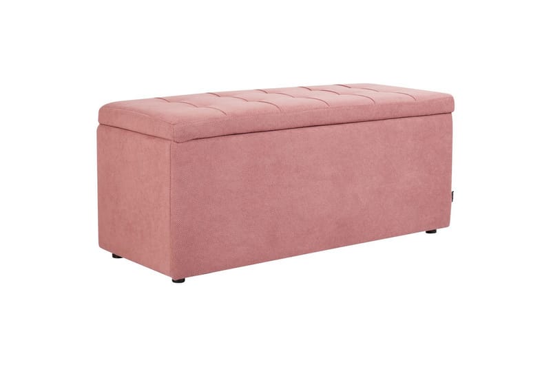Fotpall Orem Rosa/Svart - Rosa/Svart - Möbler - Fåtölj & stolar - Pall & puff - Fotpallar