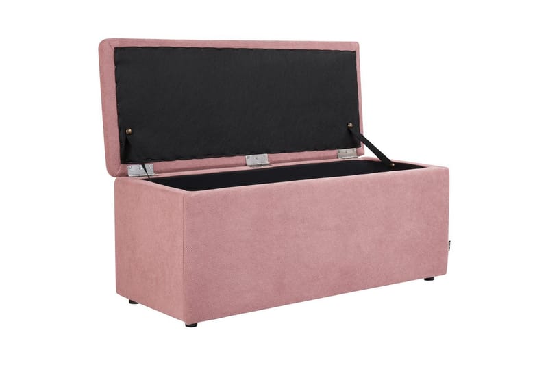 Fotpall Orem Rosa/Svart - Rosa/Svart - Möbler - Fåtölj & stolar - Pall & puff - Fotpallar