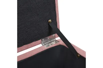 Fotpall Orem Rosa/Svart - Rosa/Svart - Möbler - Fåtölj & stolar - Pall & puff - Fotpallar