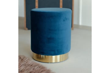 Pall La Perla - Blå - Möbler - Fåtölj & stolar - Pall & puff - Fotpallar