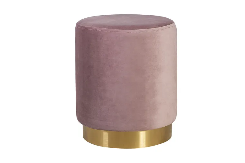 Pall La Perla - Rosa - Möbler - Fåtölj & stolar - Pall & puff - Fotpallar