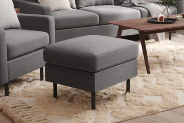 Peppe Fotpall - Ljusgrå - Möbler - Fåtölj & stolar - Pall & puff - Fotpallar